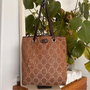 Rare denim Celine tote bag